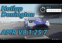 Hotlap Aston V8 – Donington 1.25.7 – RST Data – Assetto Corsa Competizione-模拟第一站