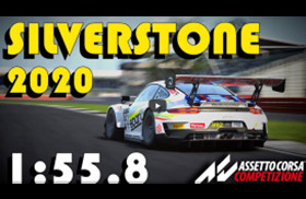 SILVERSTONE HOTLAP 1.55.8 2020 Assetto Corsa Competizione PC-模拟第一站