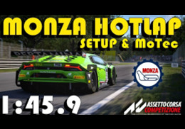 MONZA HOTLAP 1.45.9 Setup – MoTec Assetto Corsa Competizione-模拟第一站