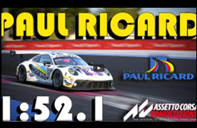 PAUL RICARD HOTLAP 1.52.1 911 GT3-R Assetto Corsa Competizione PC-模拟第一站
