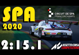 SPA HOTLAP 2.15.1 911 GT3 R Assetto Corsa Competizione PC-模拟第一站