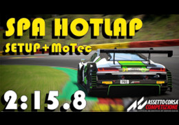 SPA HOTLAP AUDI R8 LMS GT3 Setup – MoTec 2.15.8 Assetto Corsa Competizione-模拟第一站