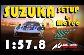 SUZUKA HOTLAP SETUP – MoTec 1.57.8 911 GT3-R Assetto Corsa Competizione PC-模拟第一站
