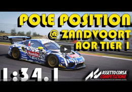 POLE POSITION – ZANDVOORT AOR TIER 1 1.34.1 Assetto Corsa Competizione-模拟第一站